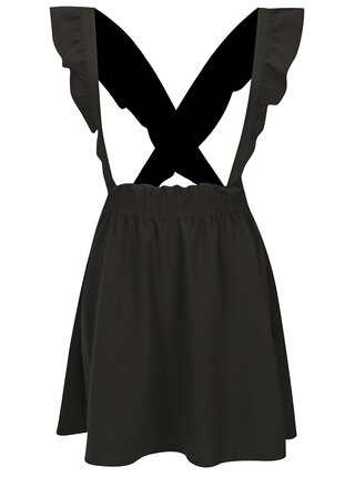 Čierna sukňa s odnímateľnými trakmi ONLY Vacan