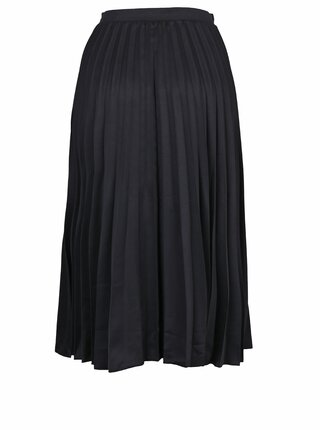 Čierna plisovaná midi sukňa ZOOT
