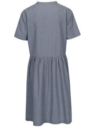Sivo–modré pruhované šaty Selected Femme Rose