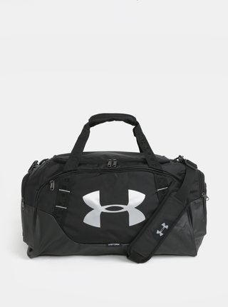 Čierna športová vodovzdorná taška s reflexnými prvkami Under Armour
