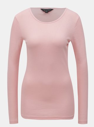 Ružové basic tričko s dlhým rukávom Dorothy Perkins