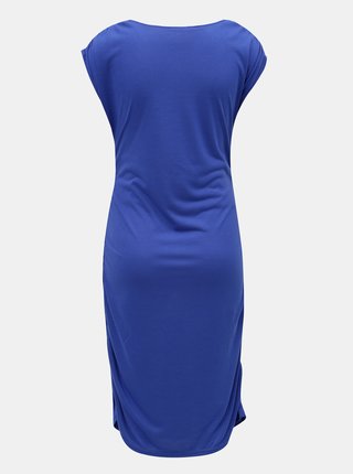 Modré tehotenské puzdrové šaty Mama.licious