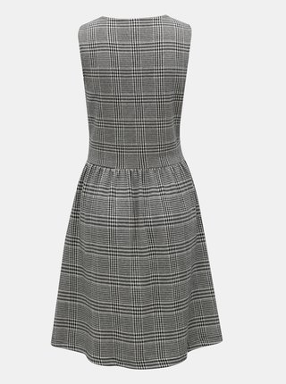 Sivo-čierne vzorované šaty ONLY Vigga
