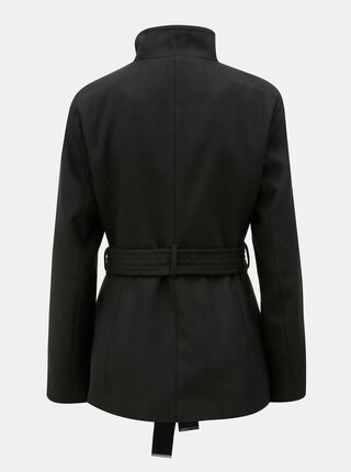 Čierny krátky kabát Dorothy Perkins