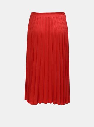 Červená plisovaná sukňa ZOOT