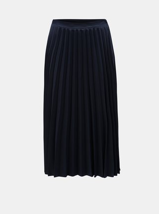 Tmavomodrá plisovaná sukňa ZOOT
