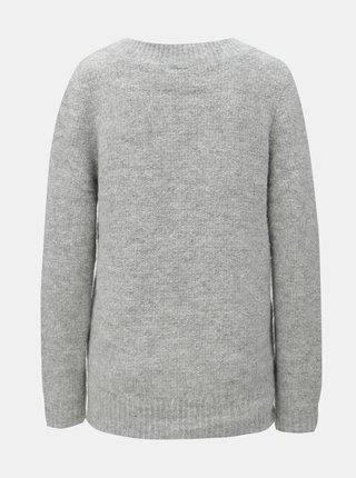Sivý sveter s prímesou vlny VILA Place