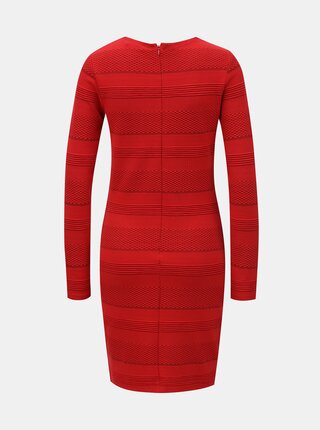 Červené puzdrové šaty Superdry