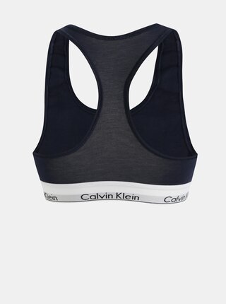Bílo-modrá podprsenka Calvin Klein Underwear