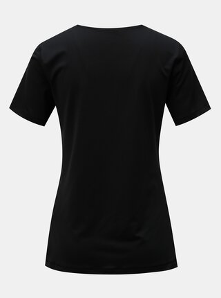 Čierne funkčné tričko s krátkym rukávom Nike