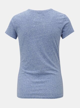 Modré dámske melírované tričko Superdry