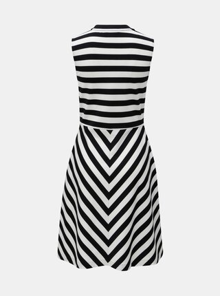 Černo-bílé pruhované šaty Tommy Hilfiger