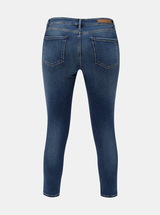 Modré dámské jegging fit džíny s výšivkou Tommy Hilfiger