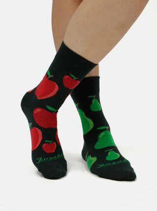 Zelené unisex ponožky Fusakle Zahrada