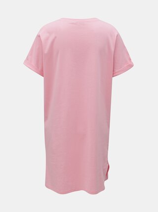 Ružová nočná košeľa s potlačou ZOOT