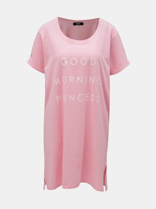 Ružová nočná košeľa s potlačou ZOOT
