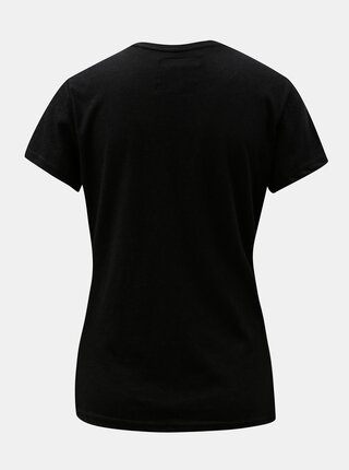 Čierne dámske tričko s potlačou Superdry