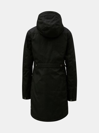 Čierny dámsky nepremokavý kabát Fjällräven Kiruna
