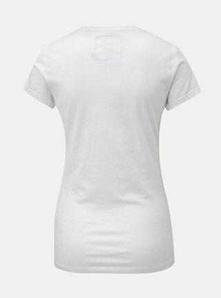 Biele dámske tričko s našitým motívom Superdry Rope