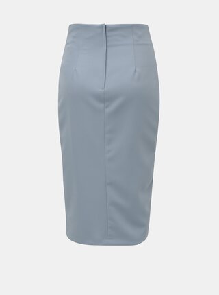 Svetlomodrá puzdrová sukňa s gombíkmi Miss Selfridge