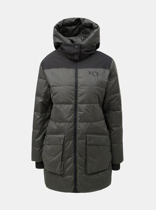Tmavosivý zimný nepremokavý kabát Kari Traa Rothe