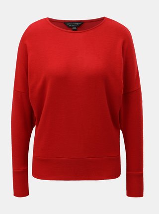 Červený tenký sveter s netoperími rukávmi Dorothy Perkins