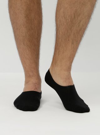 Sada piatich párov nízkych ponožiek v čiernej farbe Jack & Jones Basic
