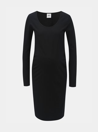 Čierne tehotenské šaty Mama.licious Lea