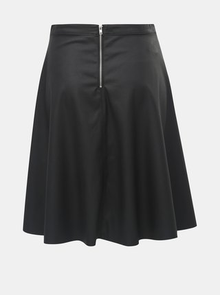 Čierna koženková sukňa ONLY Amber