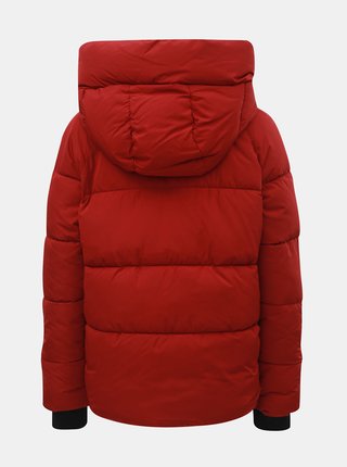 Červená zimná prešívaná bunda ONLY Mari