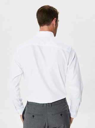 Biela formálna  slim fit košeľa Selected Homme One Pen