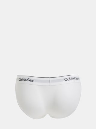 Biele nohavičky so širokým lemom Calvin Klein Underwear