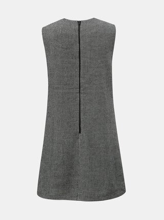 Sivé vzorované šaty bez rukávov Apricot
