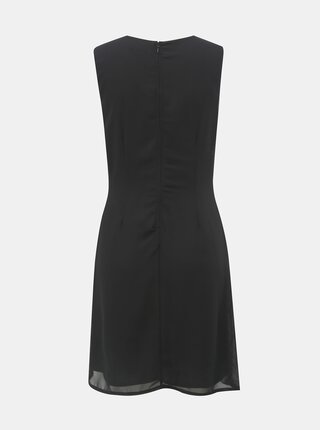Čierne šaty s ozdobnými korálkami a flitrami Apricot