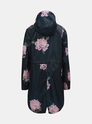 Čierna dámska kvetovaná pláštenka Tom Joule