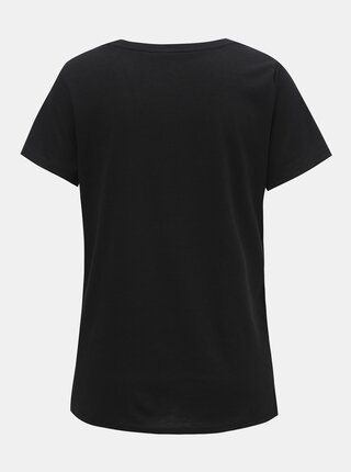Čierne dámske tričko s potlačou Nike