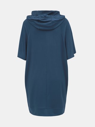 Modré mikinové šaty s kapucňou prAna Carys
