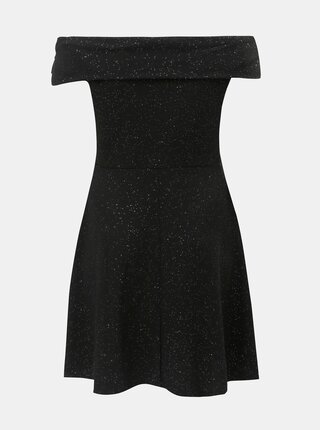Čierne trblietavé šaty Dorothy Perkins Curve