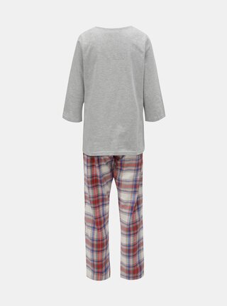 Červeno–sivé pyžamo s motívom ovečky Dorothy Perkins