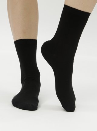 Súprava piatich párov ponožiek v čiernej farbe Pieces Emmy