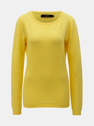 Žltý sveter VERO MODA Care