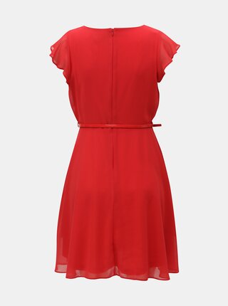 Červené šaty s opaskom Billie & Blossom Petite