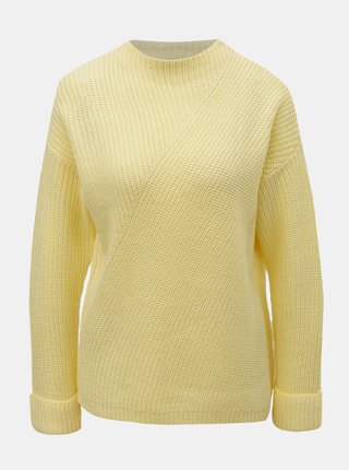 Žltý sveter so stojačikom Dorothy Perkins