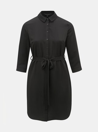 Čierne košeľové šaty Dorothy Perkins Curve