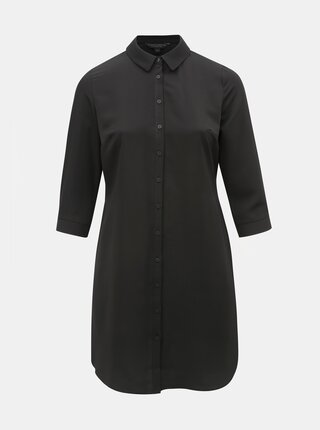 Čierne košeľové šaty Dorothy Perkins Curve