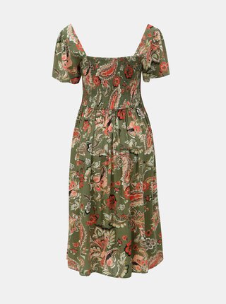 Kaki kvetované šaty Dorothy Perkins
