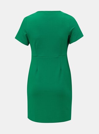 Zelené puzdrové šaty s gombíkmi Dorothy Perkins Curve