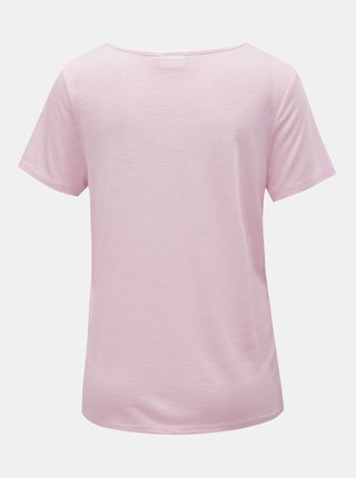 Ružové basic tričko VILA Noel