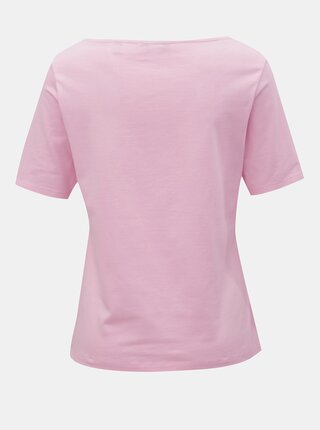 Ružové dámske basic tričko GANT