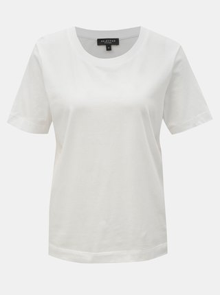 Biele basic tričko Selected Femme Standard